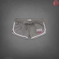 dames abercrombie athletic shorts 1892 grijs Overhemd Uitgaan 1ks3t522